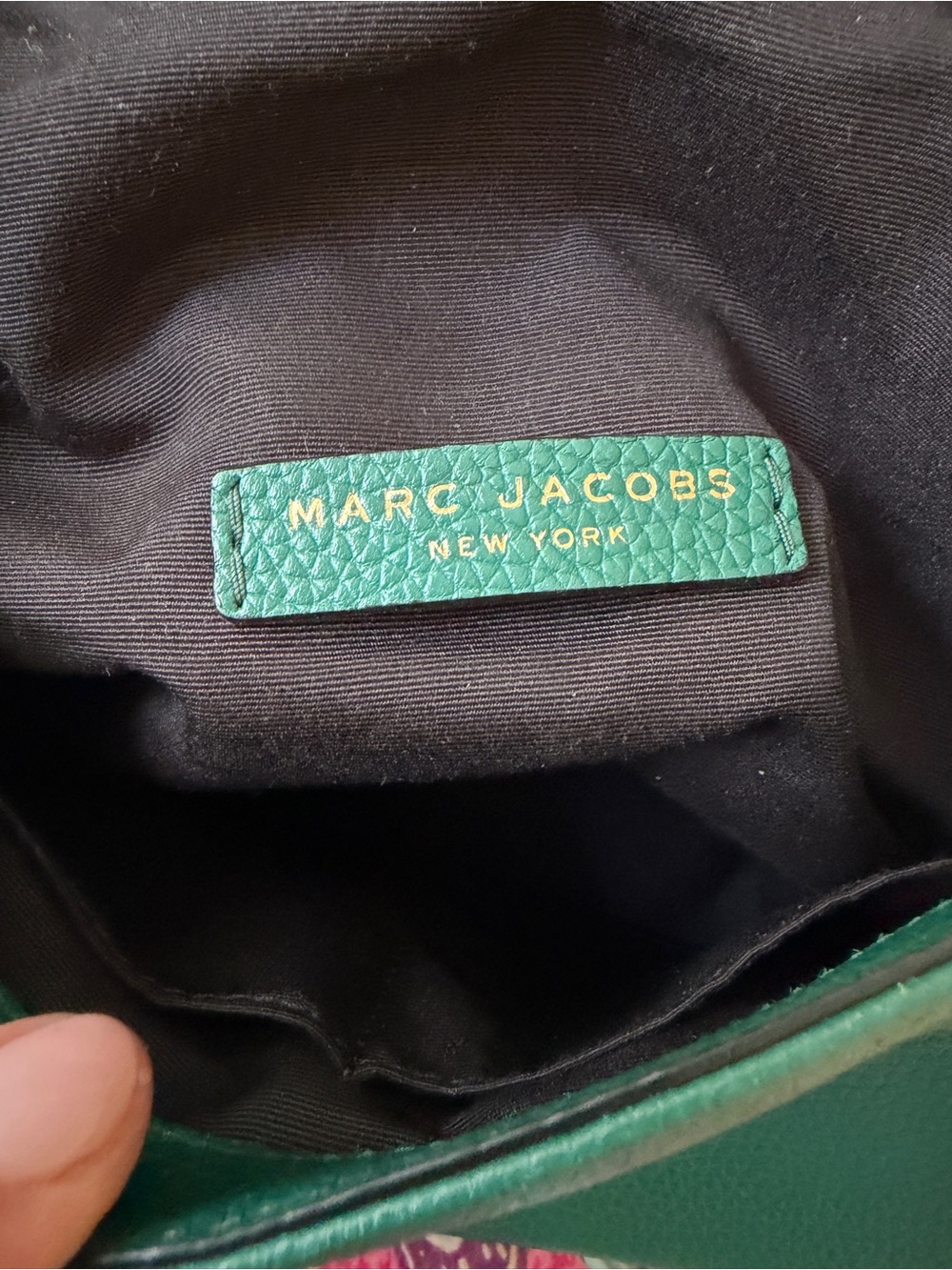 Marc Jacobs Teal Green Pebbled Leather Crossbody - Picture 10 of 11